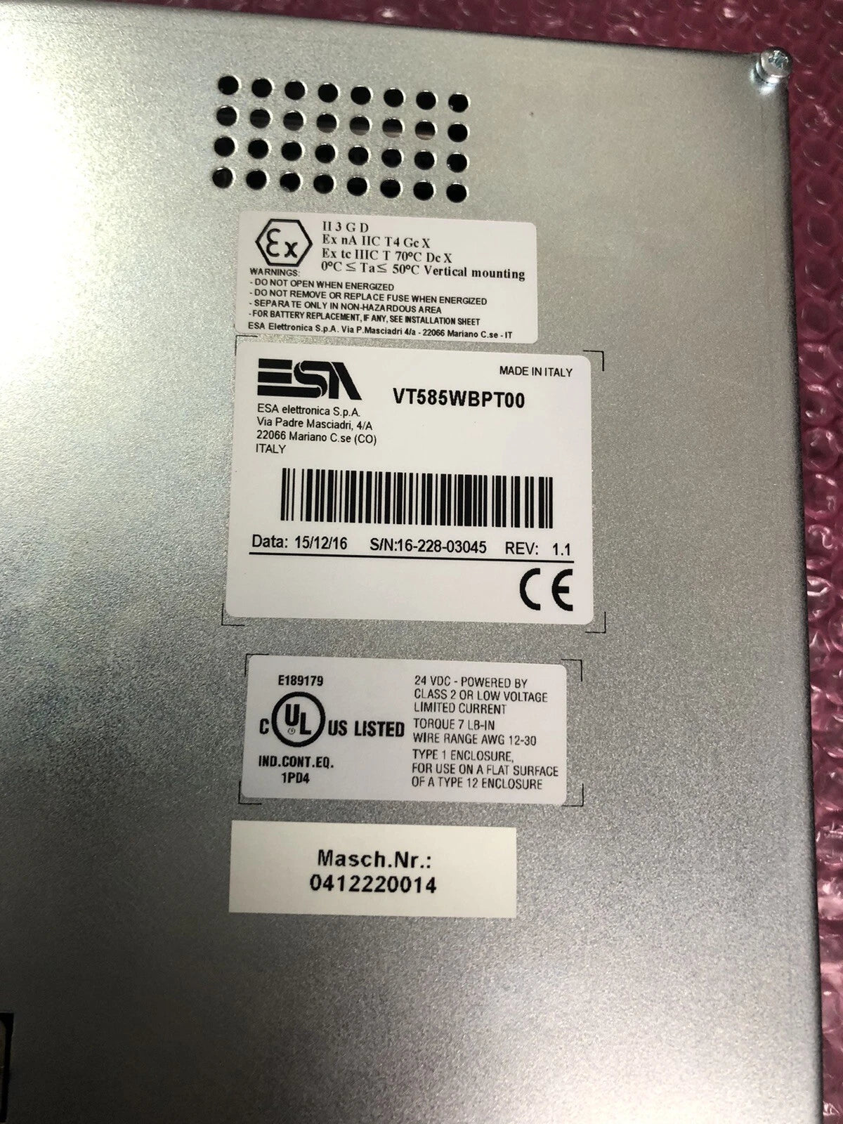 VT585WBPT00,no Box