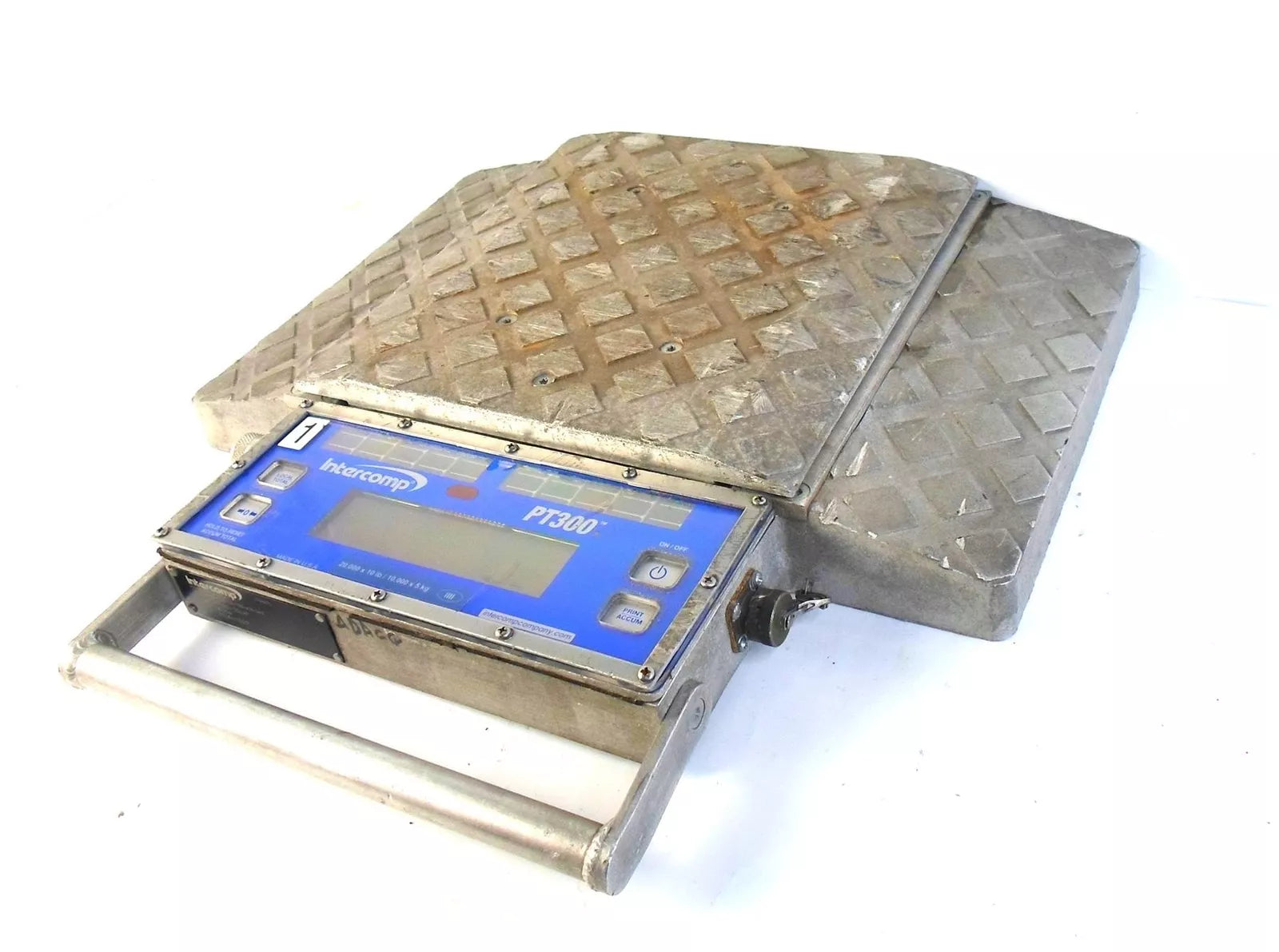 Intercomp PT-300 20,000*20LB/10,000*10kg Portable Wheel Load Scale
