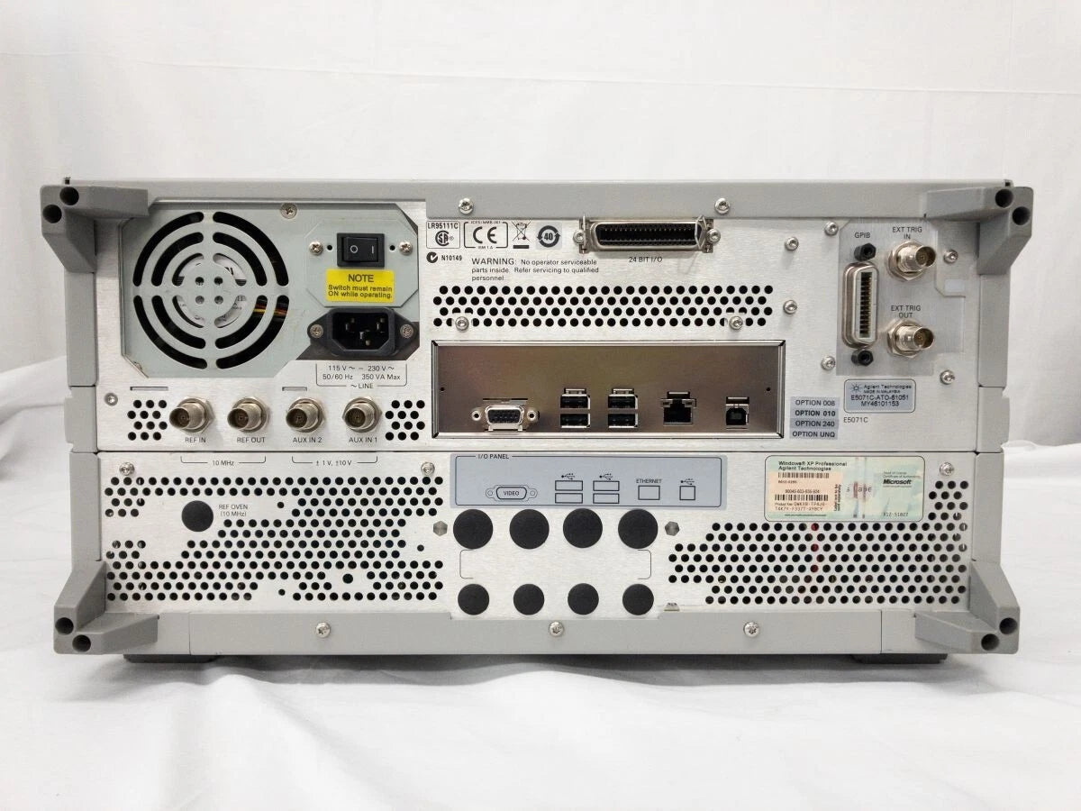 Agilent E5071C 008/010/240/UNQ 9kHz-4.5GHz Network Analyzer