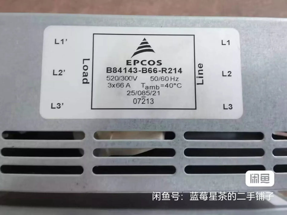 1 PC USED GOOD B84143-B66-R214 Wave Filter #B6850 CL