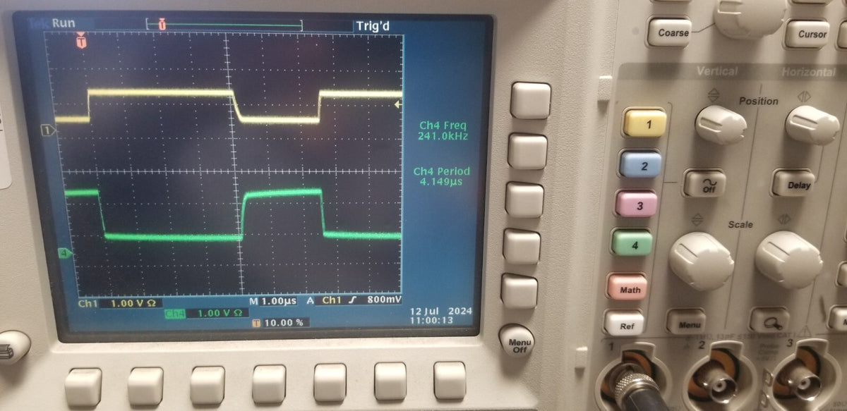 250 MHz Dual Output Pulse Generator by Hewlett Packard