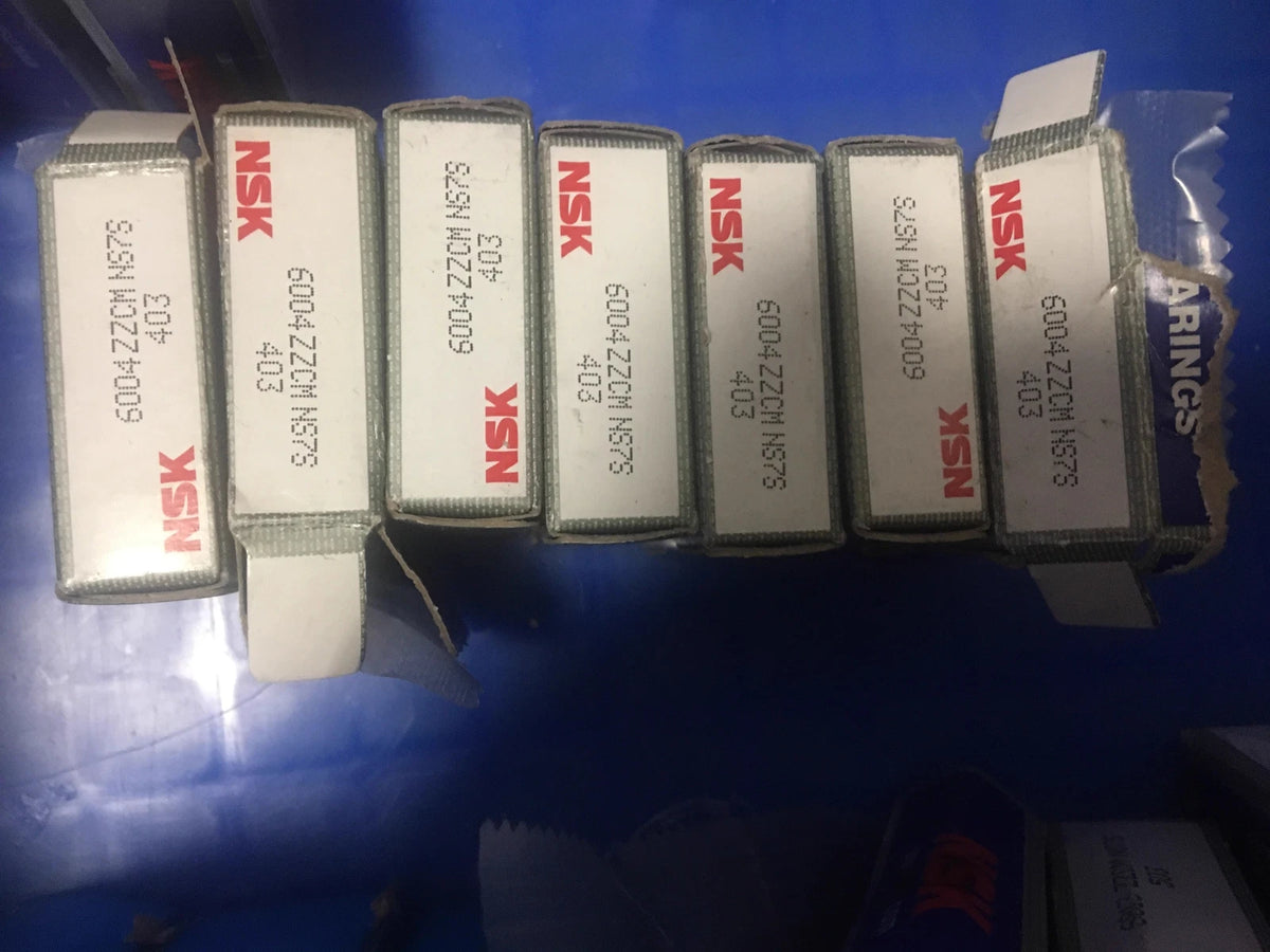 7pcs x NSK 6004ZZCM High-Precision Ball Bearings Set