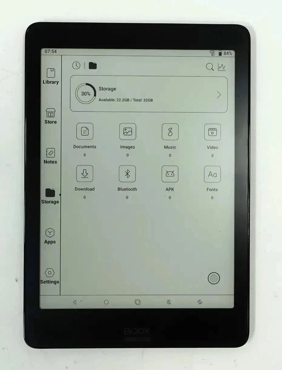 ONYX BOOX Nova 2 Wi-Fi 32GB 7.8in eBook Reader Without E-Pen - Black