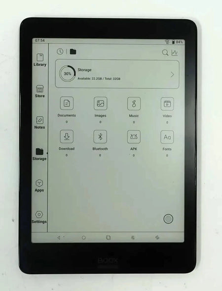 ONYX BOOX Nova 2 Wi-Fi 32GB 7.8in eBook Reader Without E-Pen - Black