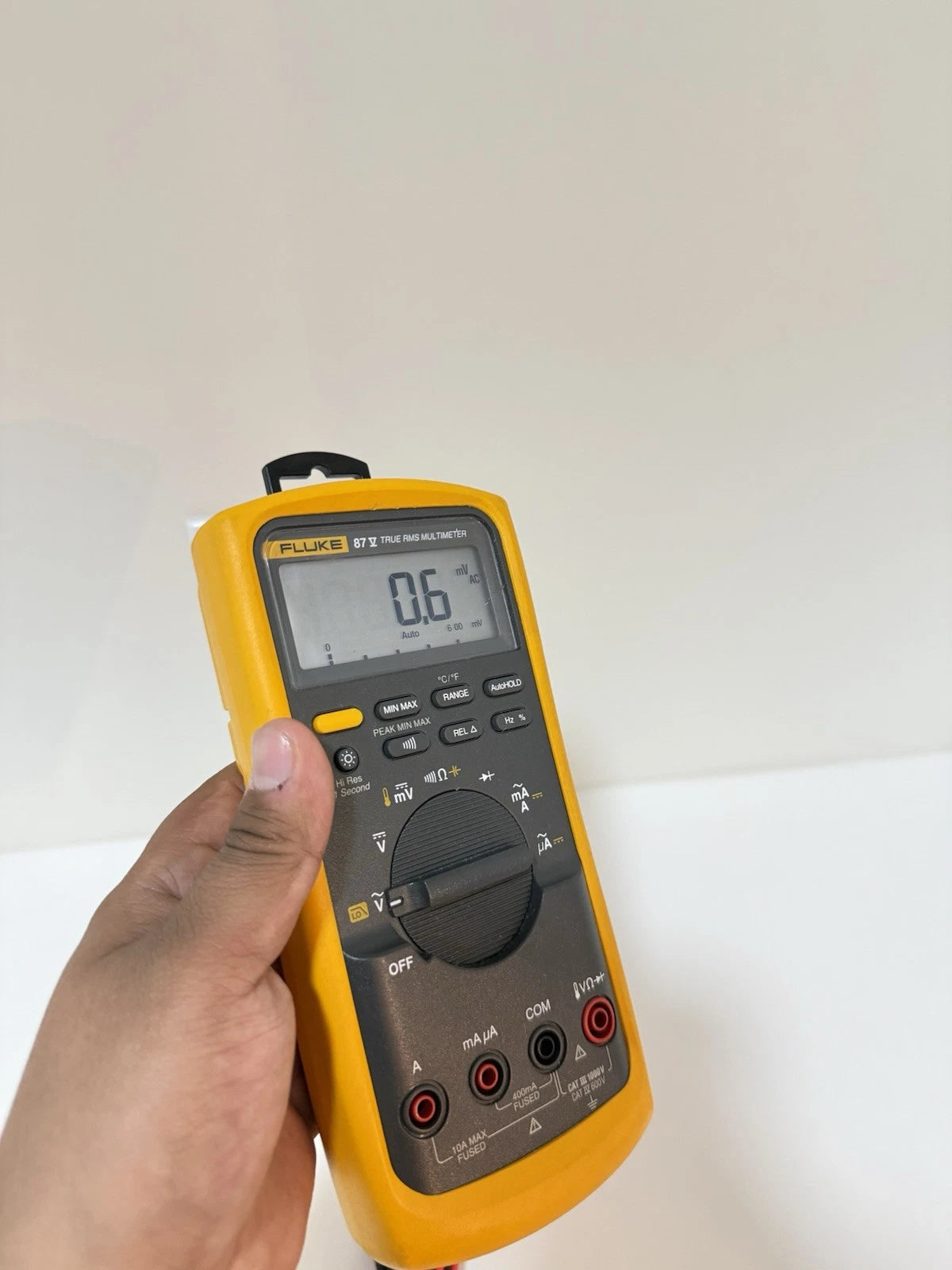 Fluke 87V True RMS Multimeter with Leads - Tested and Ready for Use