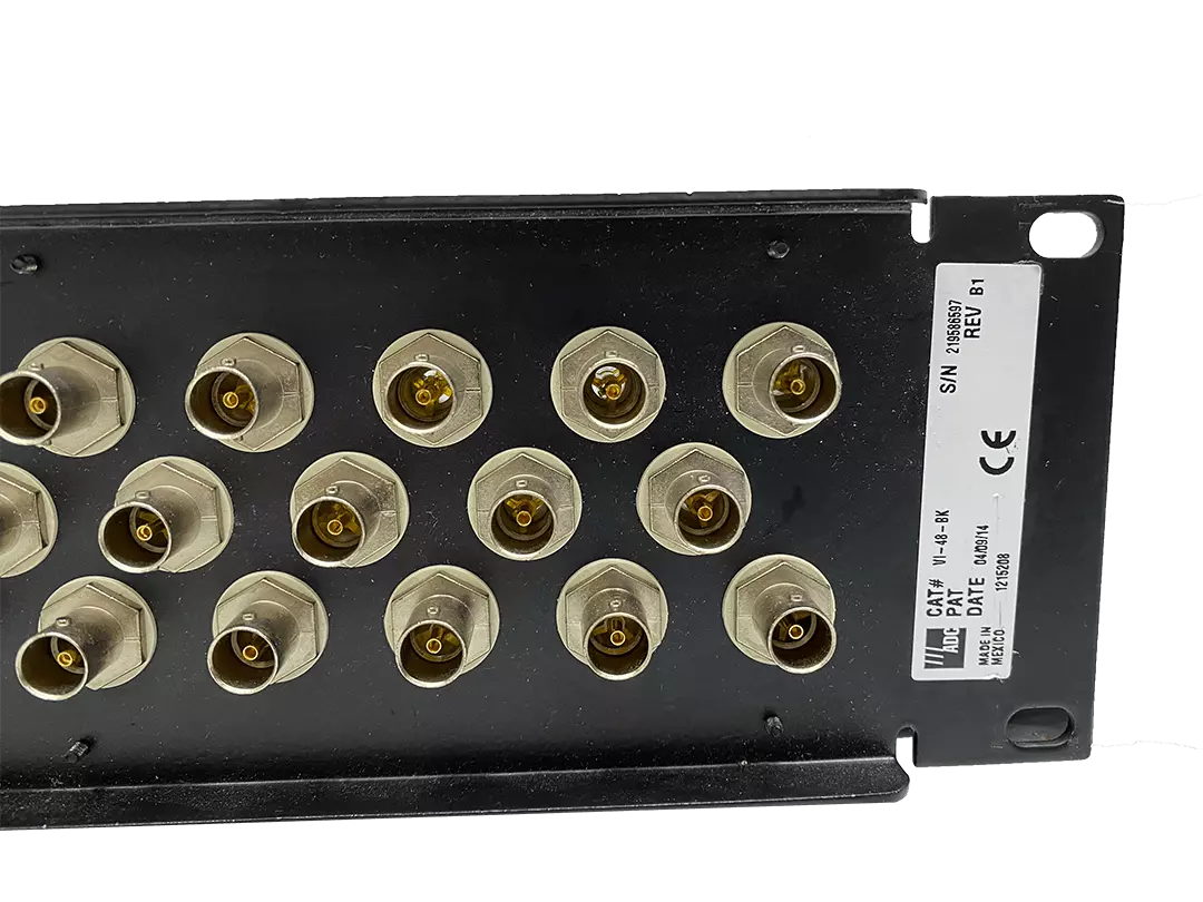 ADC ICON VI-48-BK 48 BNC F to BNC F Port Panel