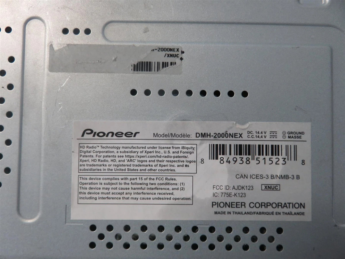 Pioneer DMH-2000NEX 6.8" Multimedia Digital Media Receiver - Free Shipping