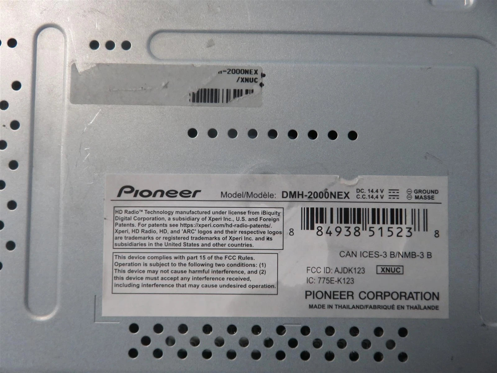 Pioneer DMH-2000NEX 6.8" Multimedia Digital Media Receiver - Free Shipping