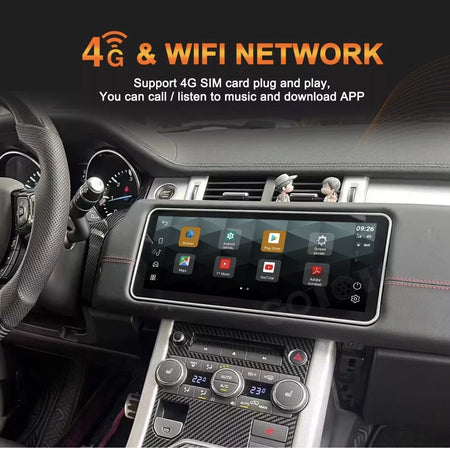12.3"Android Car Radio 2Din Stereo GPS For Land Rover Range Rover Evoque 11-18