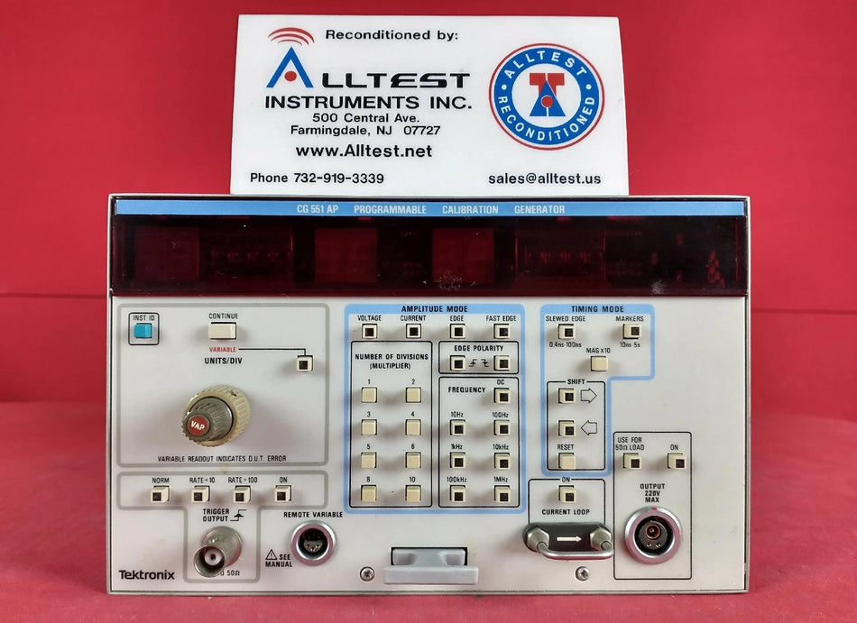 Tektronix CG551AP Programmable Calibration Generator