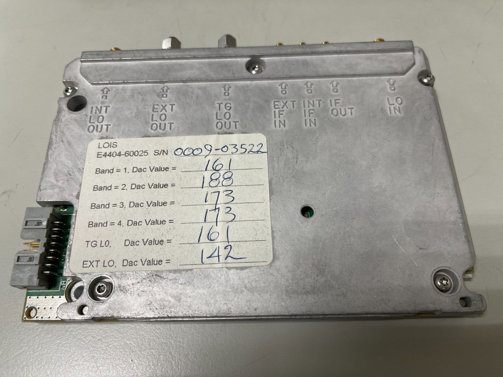 HP Agilent E4404-60025 LOIS Assembly for Agilent ESA-E Series Spectrum Analyzer - XG eqpt