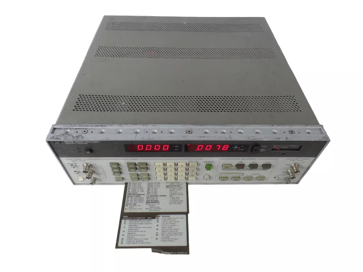 HP 8903B Audio Analyzer - High-Quality Testing Equipment