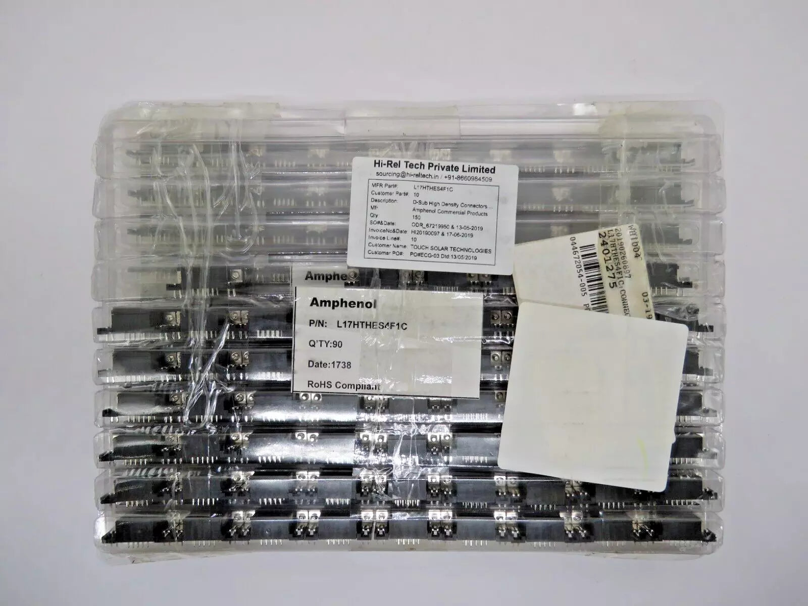 Amphenol L17HTHES4F1C DB15 VGA Connector Male PCB Mount - 90 PCS LOT