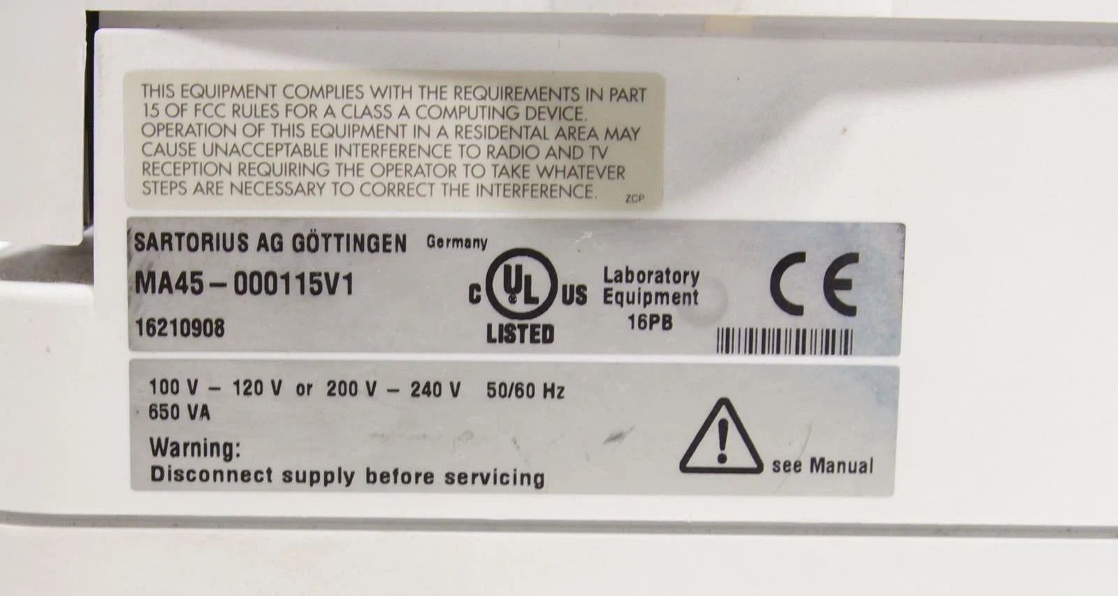 Sartorius MA 45 Infrared Moisture Analyzer