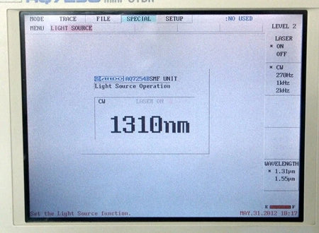 ANDO AQ7250 +AQ7254B 1310/1550nm Mini-OTDR