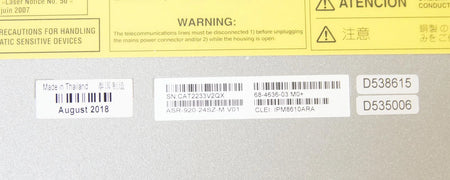Cisco ASR-920-24SZ-M ASR920 Series Aggregation Services Router w 2x DC PSU