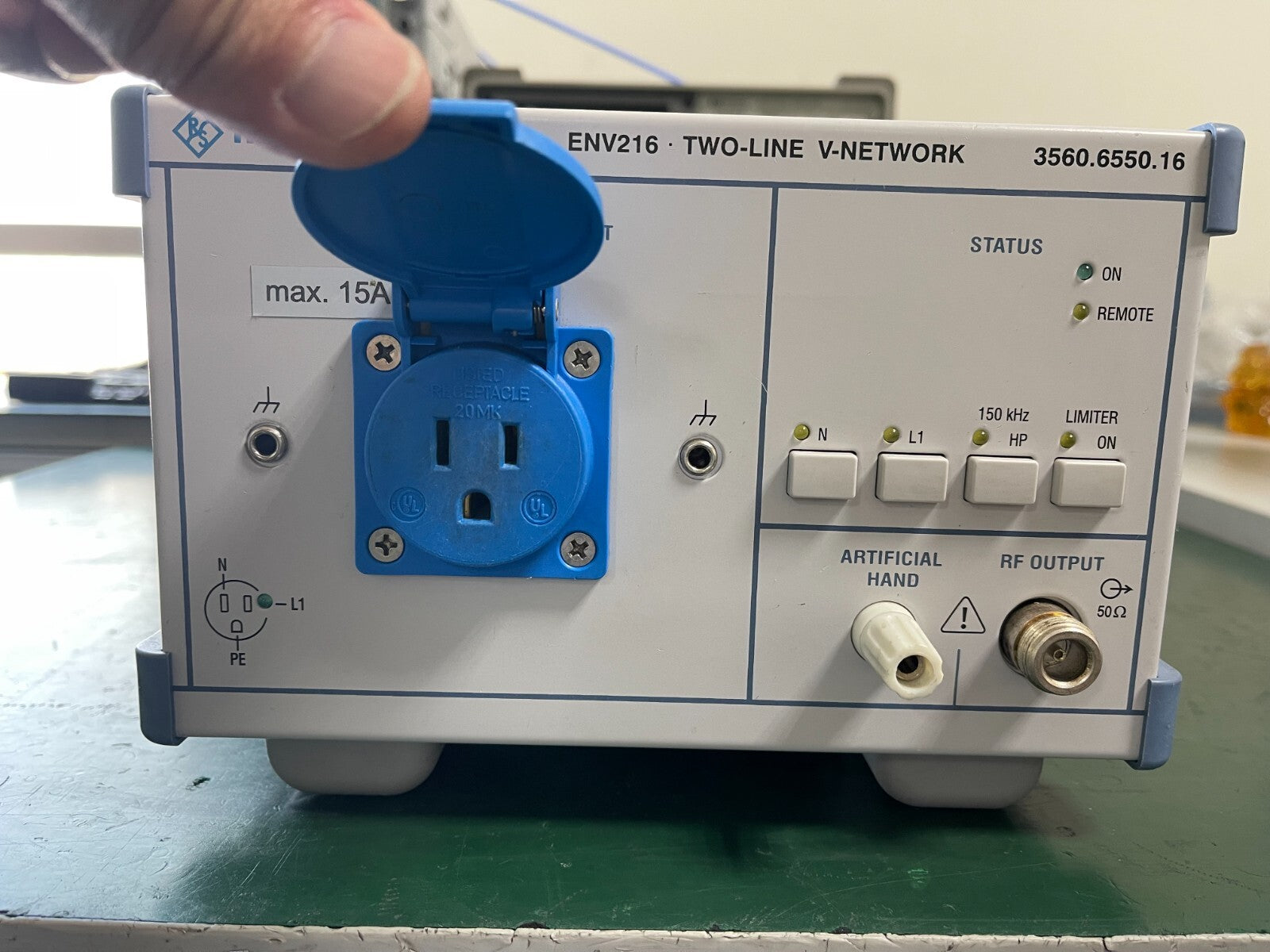 Rohde &amp; Schwarz ENV216 LISN TWO-LINE V-NETWORK , 3560-6550.16 _1295