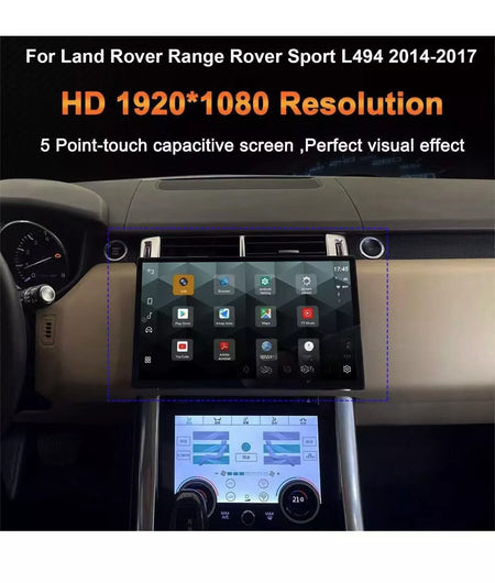Android Touch Screen Car Radio Stereo for 2014-2017 Land Rover Range Rover Sport 13