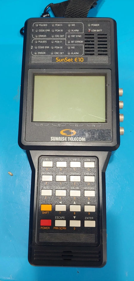 Sunrise Telecom Sunset E10 & E20 Hand-held Test Set