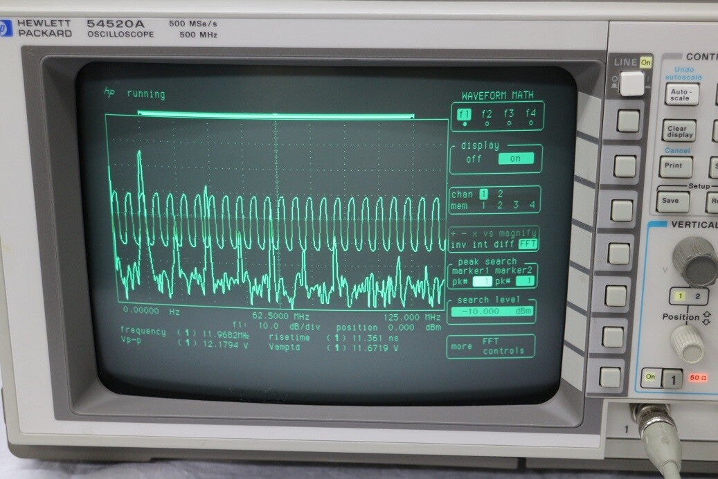 HP 54520A 500MHz 2-Channel Digital Oscilloscope