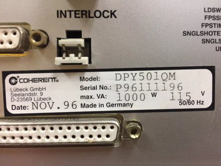 Coherent DPY501QM Laser Power Supply for Industrial Use