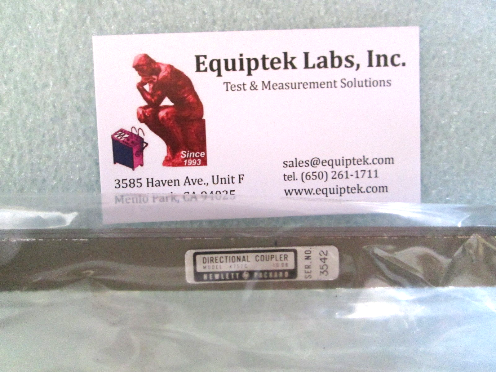 Agilent K752C Directional Coupler 18 GHz to 26.5 GHz WR42 K band