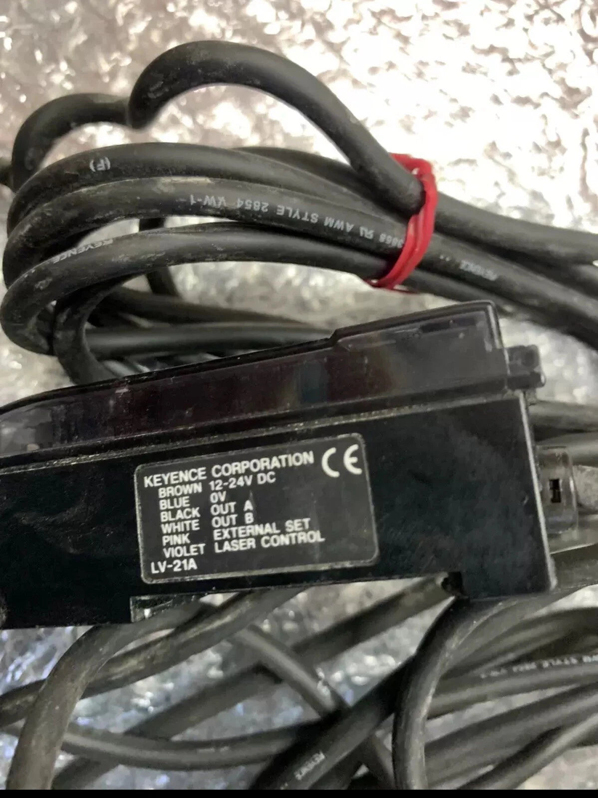 Keyence LV-21A Laser Sensor for Precision Distance Measurement