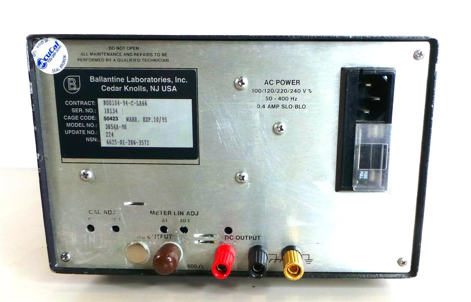 Ballantine AC Voltmeter 3056A-98  - Free Shipping