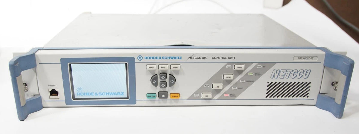 Rohde & Schwarz NETCCU 800 Control Unit 2095.8007 Broadcast TV Transmitter AS-IS