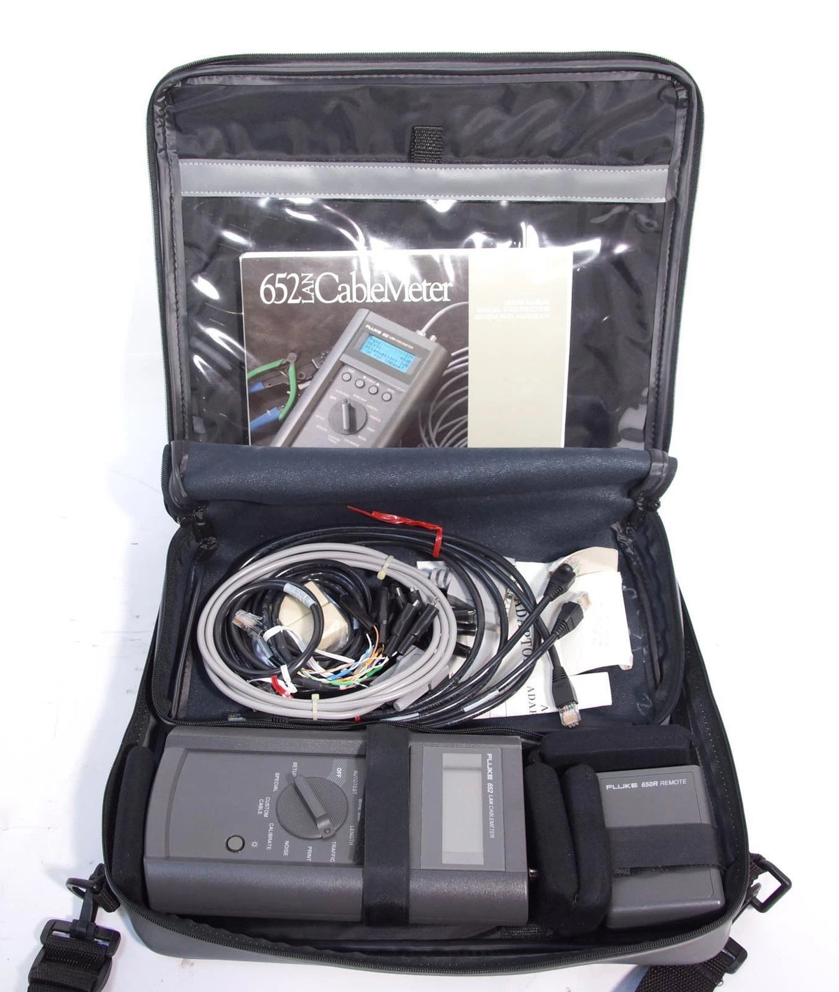 Fluke 652 LAN Cablemeter and 650R Remote