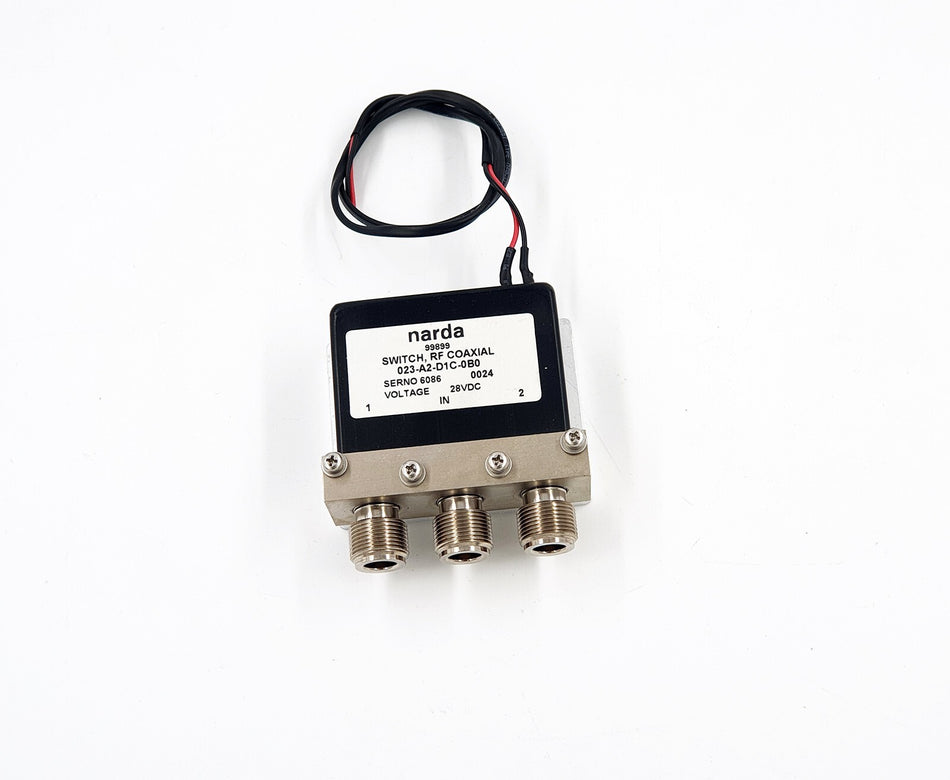 Microwave Coaxial Switch 023-A2-D1C-0B0 by Narda