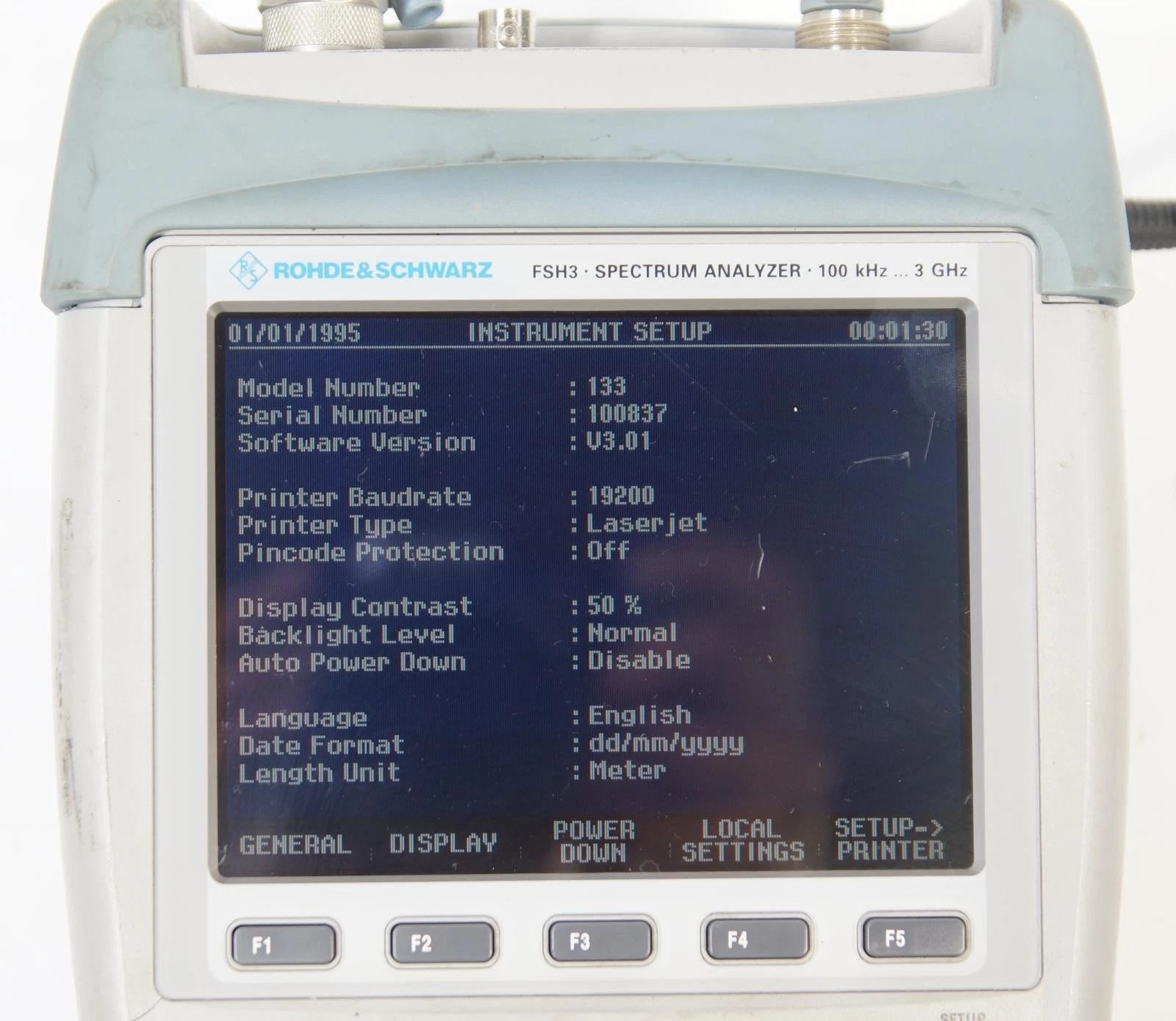 Rohde and Schwarz FSH 3 100kHz - 3GHz Spectrum Analyzer