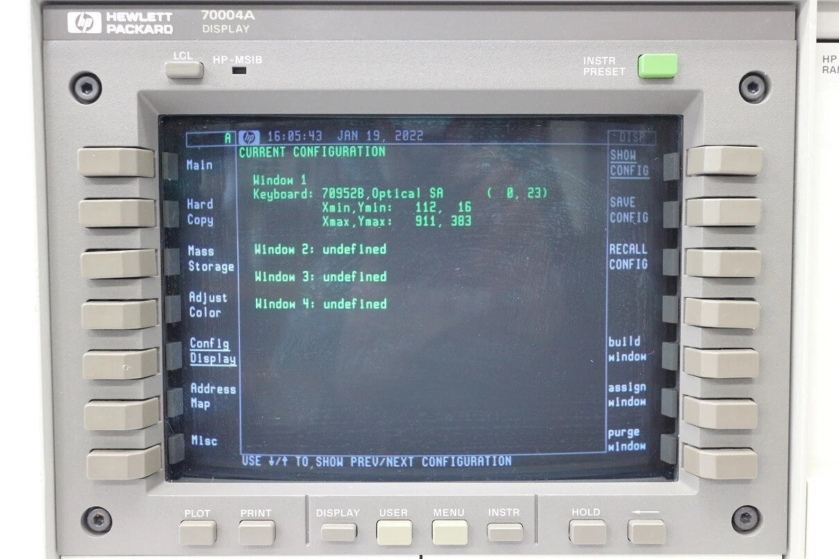 HP 71452B /122 Optical Spectrum Analyzer 600-1700nm