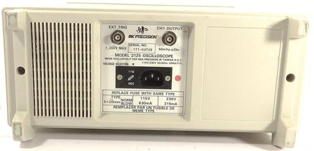 BK Precision 2125 20MHz Oscilloscope