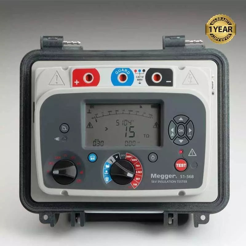 Megger S1-568 5 kV DC Insulation Resistance Tester S1 568 - XG eqpt