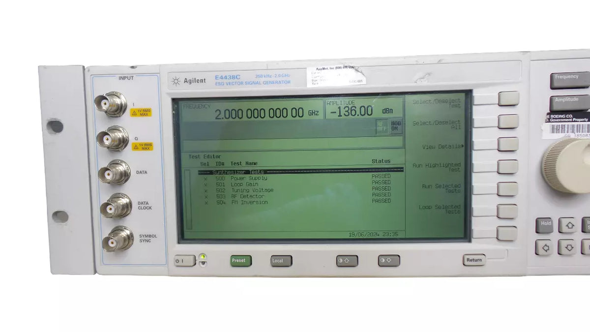Agilent E4438C ESG Vector Signal Generator 250kHz-3.0GHz