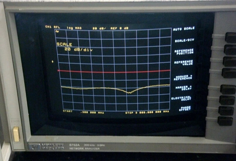 HP 8752A /003 300kHz-3GHz Network Analyzer