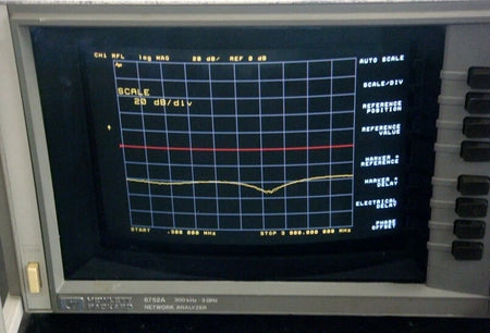 HP 8752A /003 300kHz-3GHz Network Analyzer