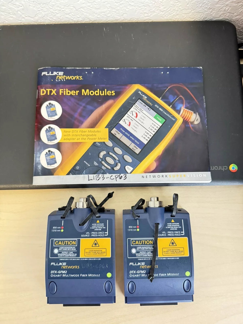 Fluke Networks DTX-GFM2 Gigabit Multimode Fiber Module