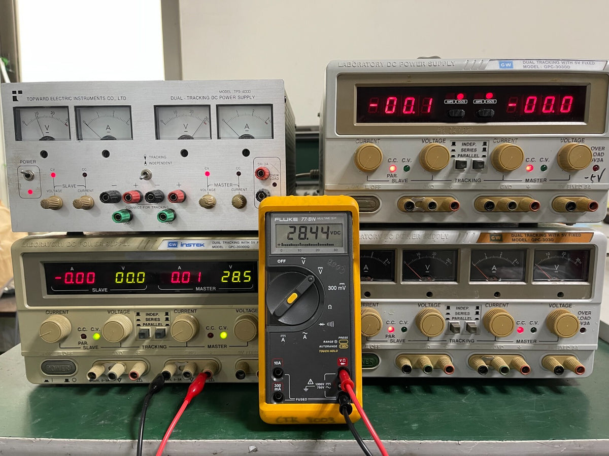 Gwinstek GPC-3030 , GPC3030D , Toward 6303D, TPS-4000 Dual tracking Power Supply - XG eqpt