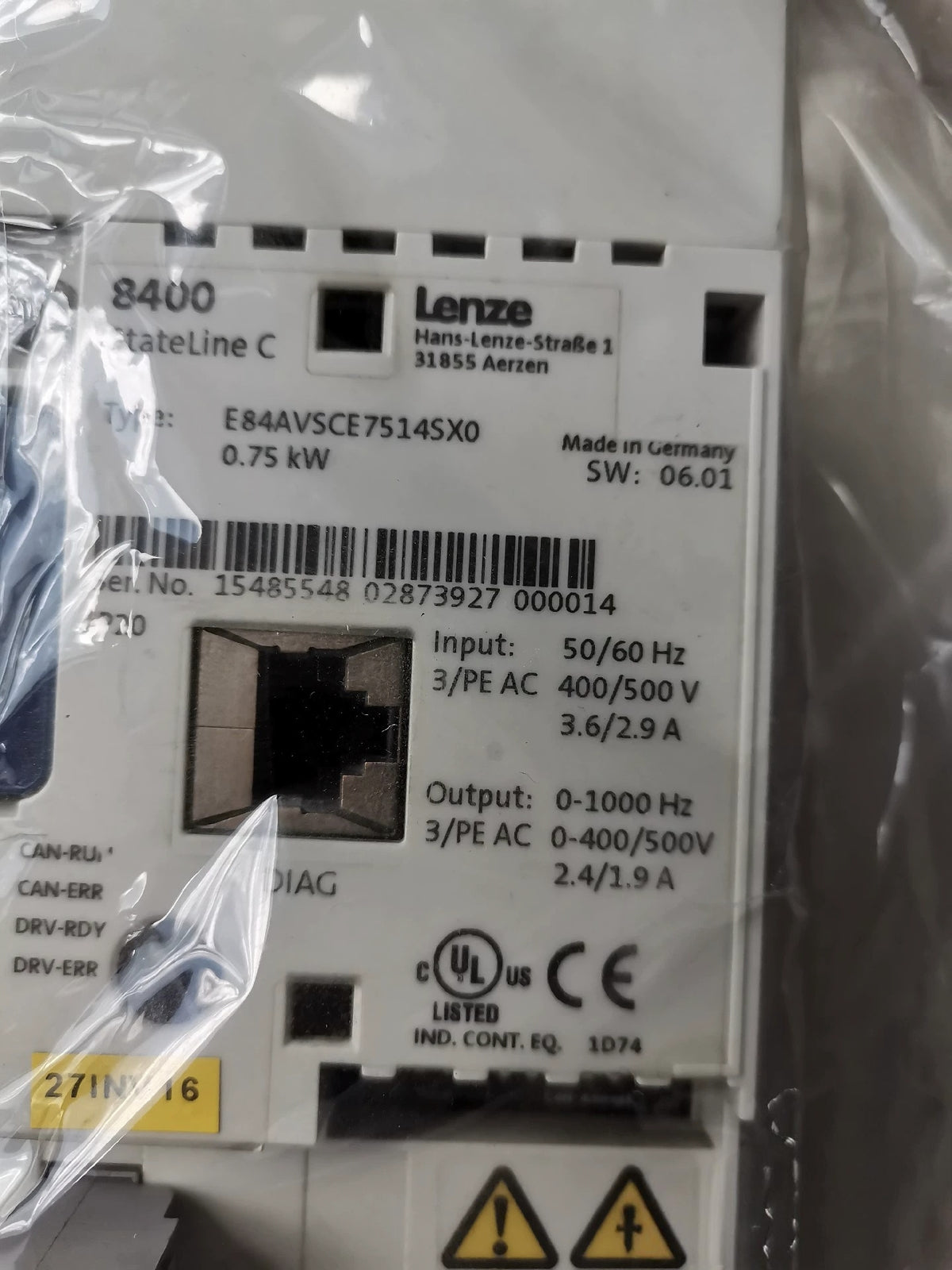 Lenze 8400 Inverter