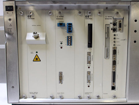 HP Agilent E5526A Remote Fiber Testing System w/ E5552B E5555A E5528A E5527E