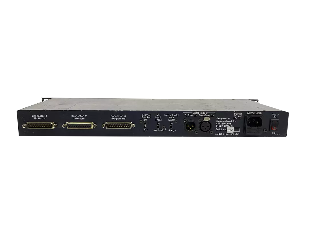 CTP Systems Camera Talkback Switcher Custom 320