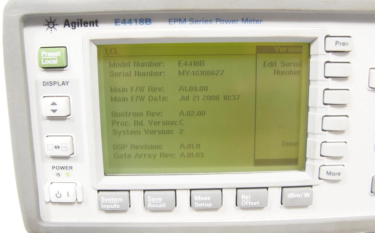 Agilent Keysight E4418B EPM Series Single Channel Power Meter