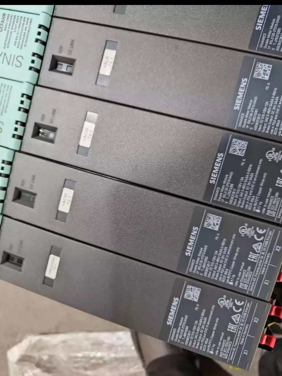 Siemens 6SL3120-2TE15-0AD0: Power Supply Unit