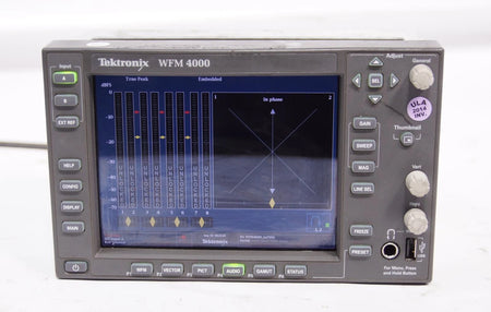 Tektronix WFM4000 Multi-Format Portable Waveform Monitor Options SD DG