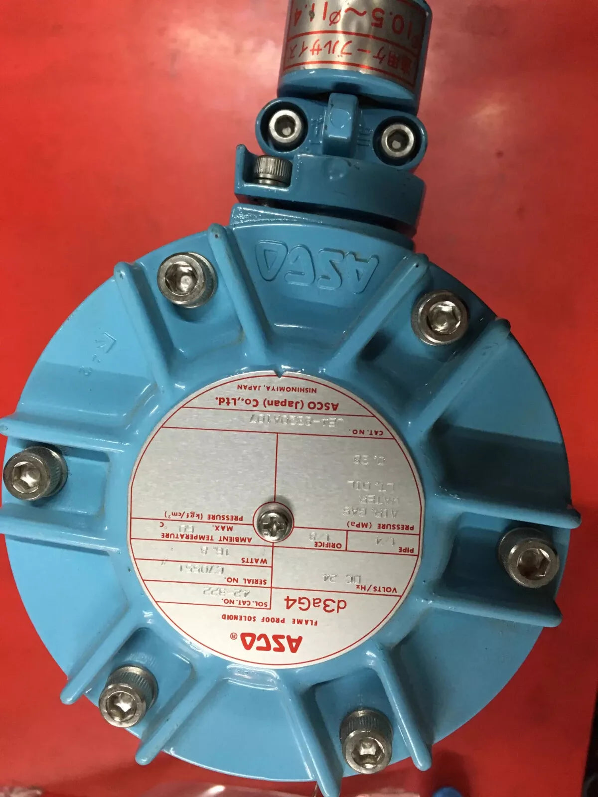 ASCO Solenoid Valve JE4-8320A107 DC24 1PC NEW