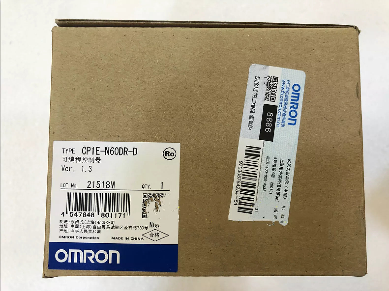 OMRON CP1E-N60DR-D Programmable Controller