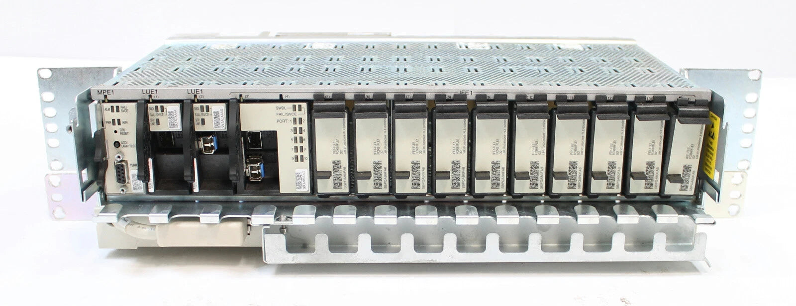 FUJITSU FC9681SFE1-I05 FW4100 DS1 Flashwave Shelf w 10x IFE1-FLE1 Modules & Fan