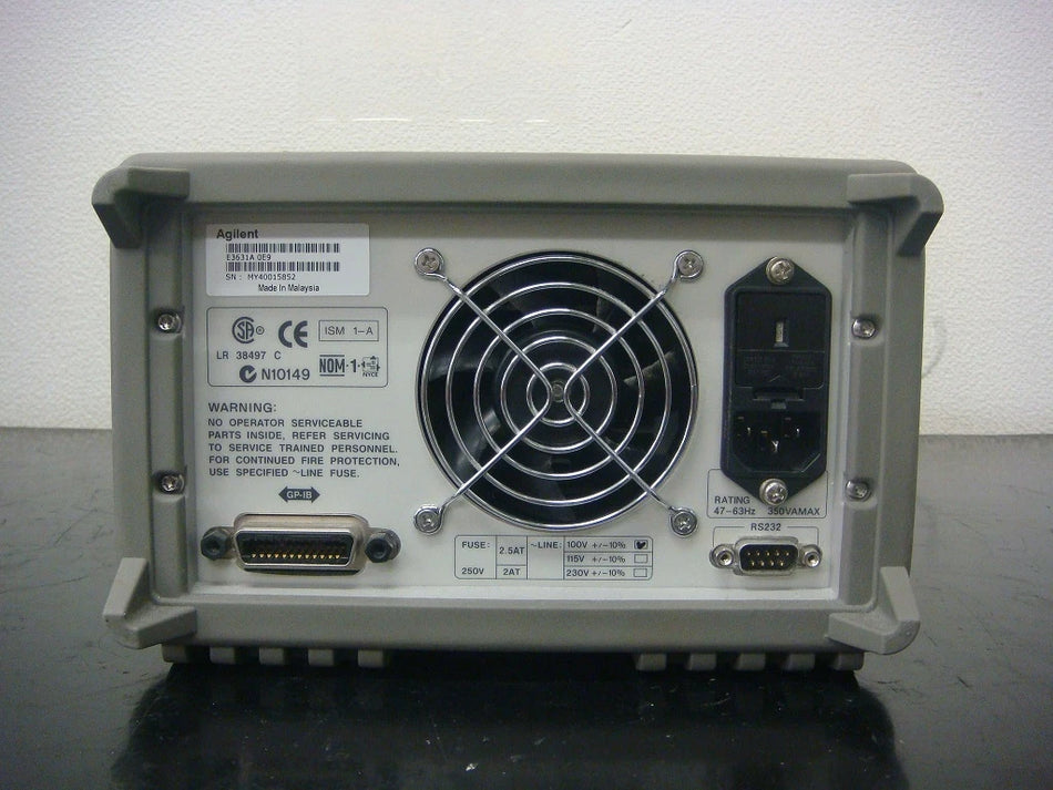 Agilent E3631A Triple Output +-25V 6V Power Supply